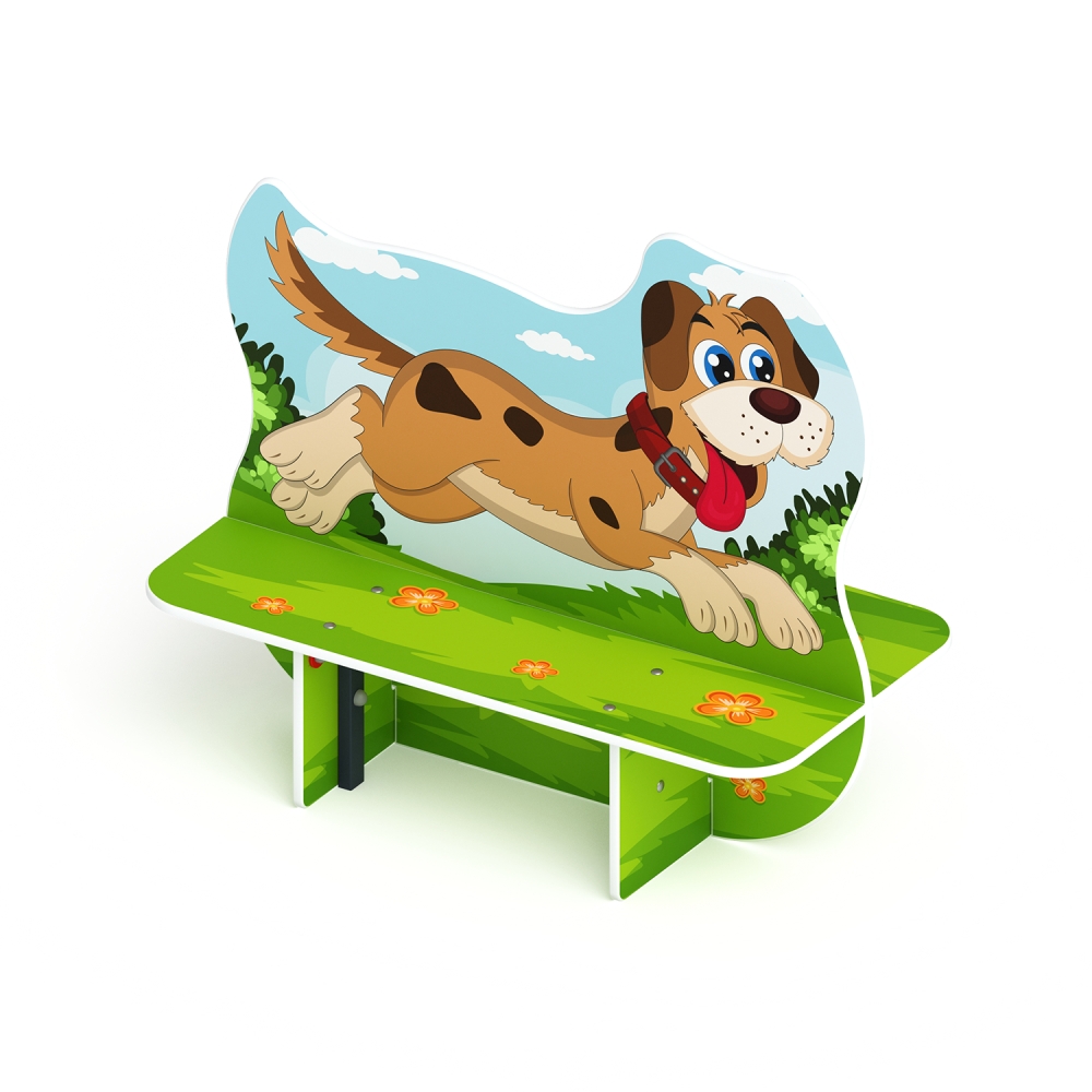 Скамейка ПЕС для детской площадки МФ 41.01.02