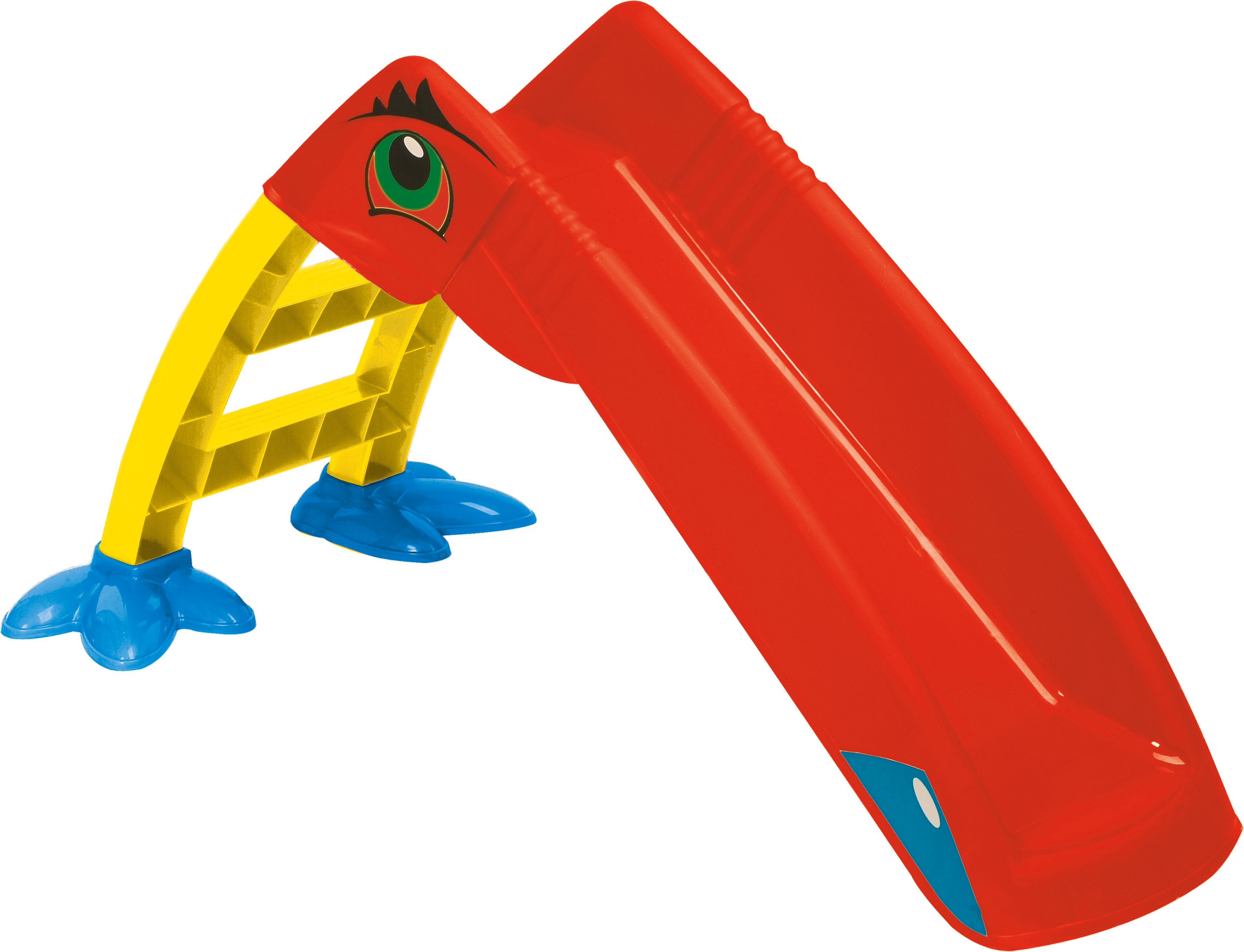 Горка "Пеликан" 607 жёлтый/красный/синий