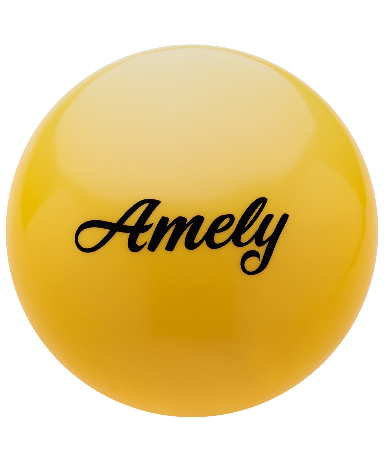 Мяч для художественной гимнастики AGB-101, 15 см, желтый