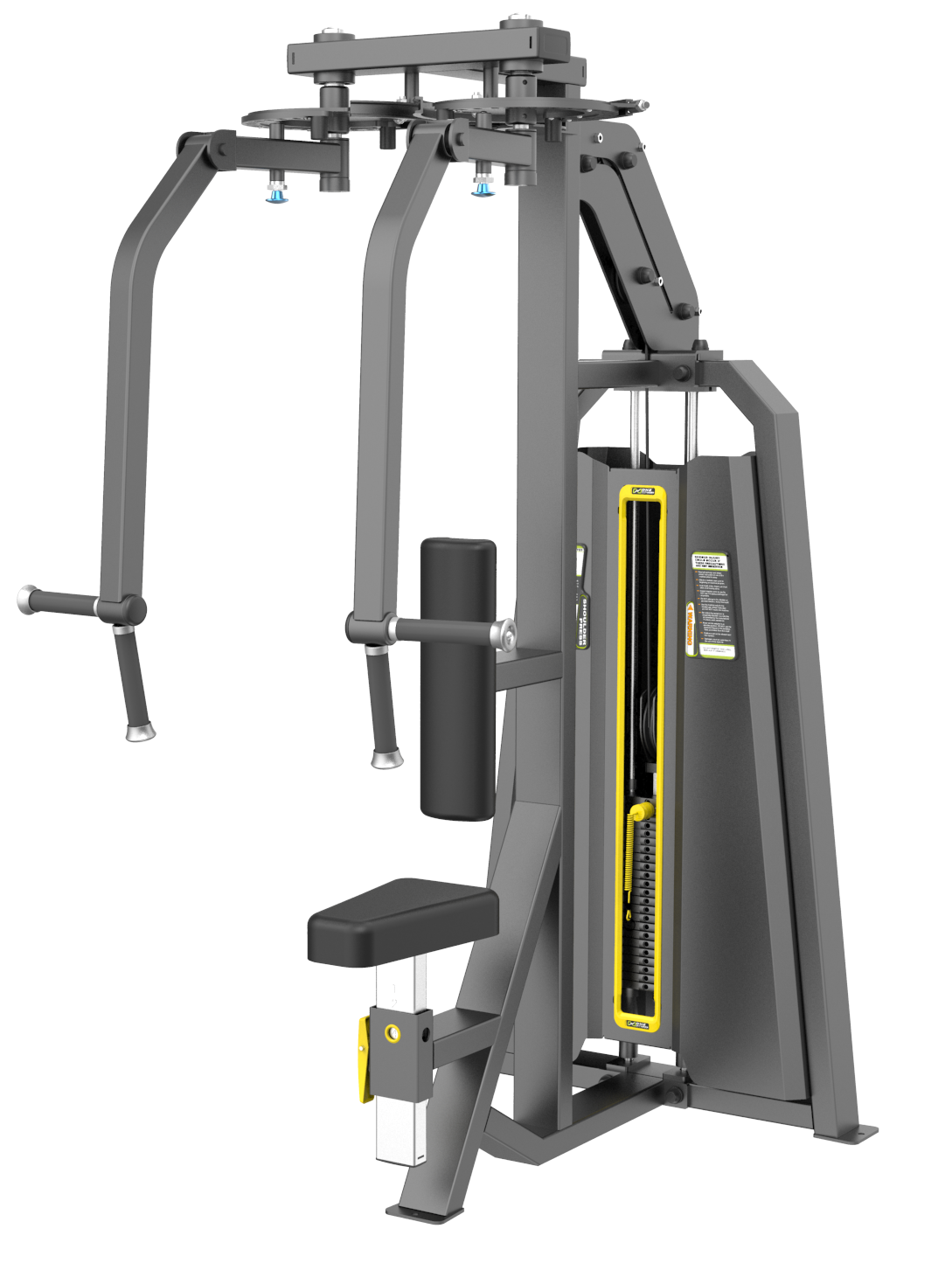 E-3007 Баттерфляй - задние дельты. Стек 109 кг