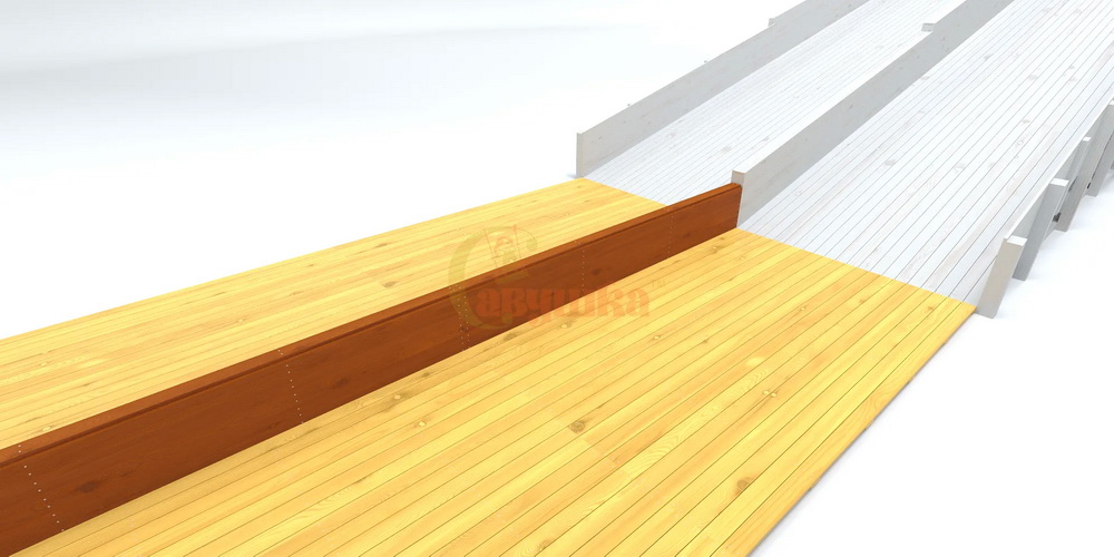 Выкат для зимней горки Савушка ЗИМА 12.1 (18 м)