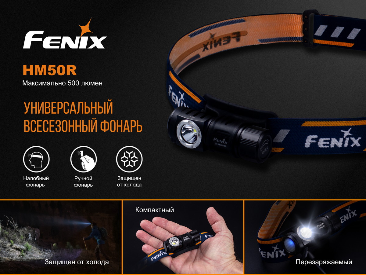Налобный фонарь Fenix HM50R