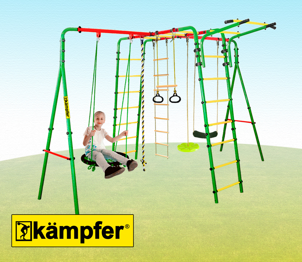 Спортивно-игровой комплекс Kampfer Wunder (Гнездо малое зеленое (зеленая лиана))