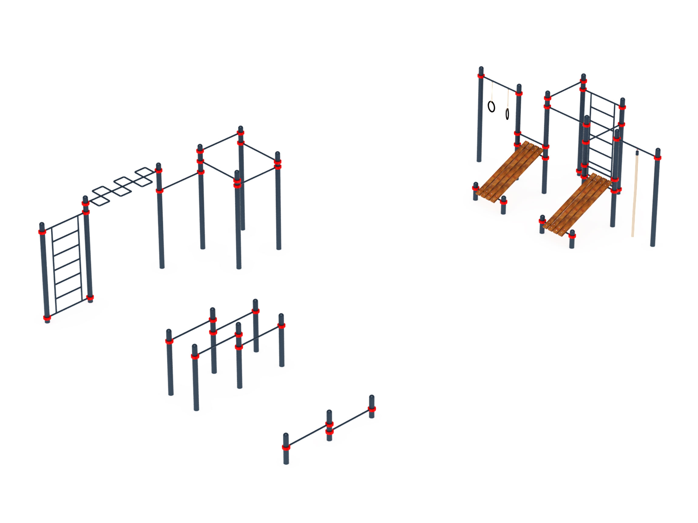 Уличный атлетический комплекс ВОРКАУТ 33 (89)
