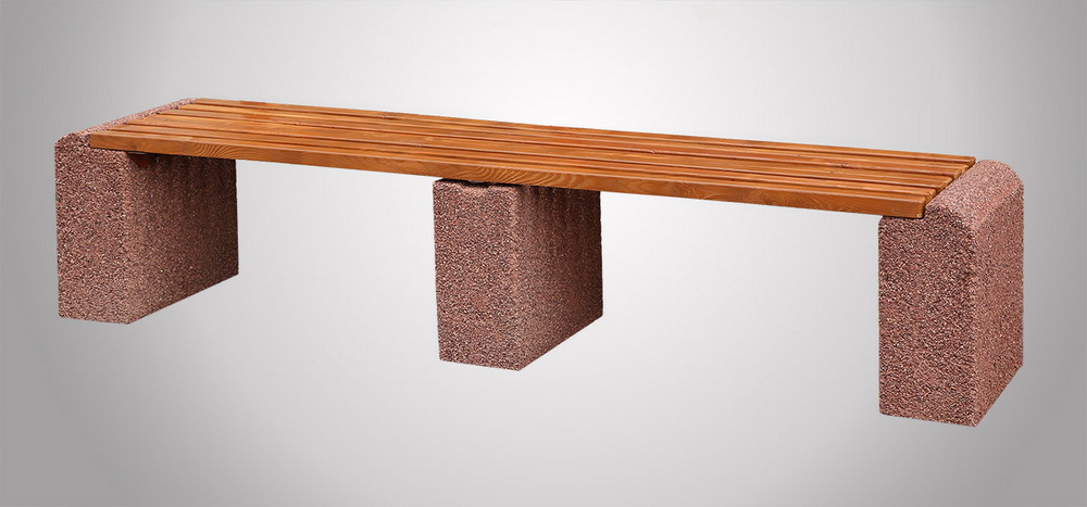 Скамья бетонная С-29 L (Евро-1 Лонг)