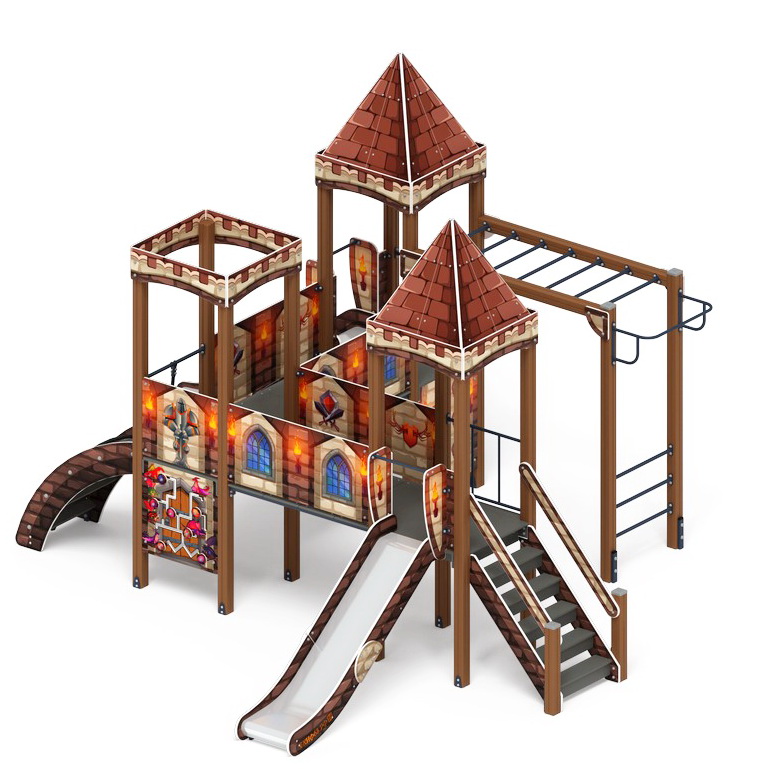 ЗАМОК детский игровой комплекс ДИК 2.18.02-02 (H=1200)