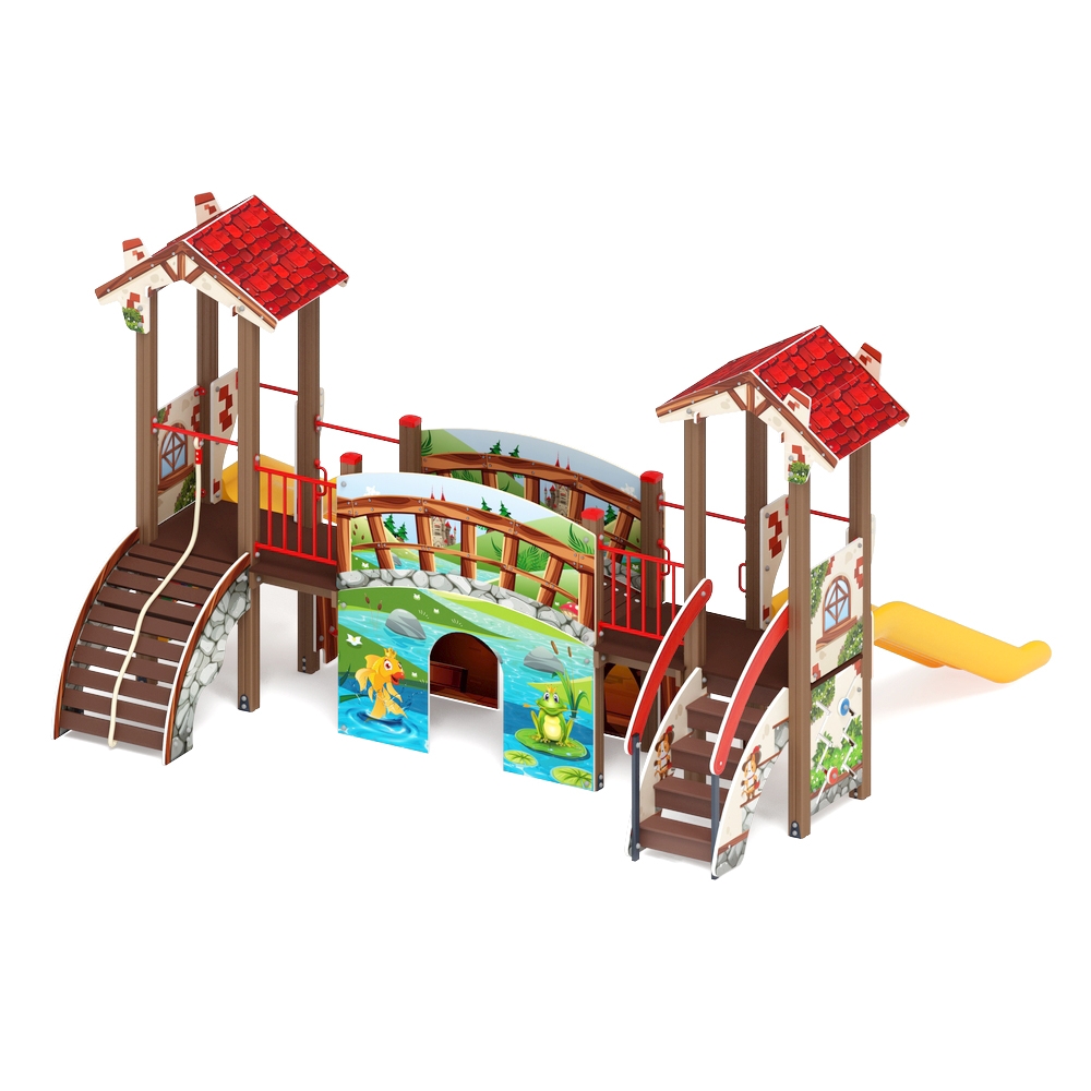 В ГОСТЯХ У СКАЗКИ детский игровой комплекс ДИК 1.05.01-20 (H=900)