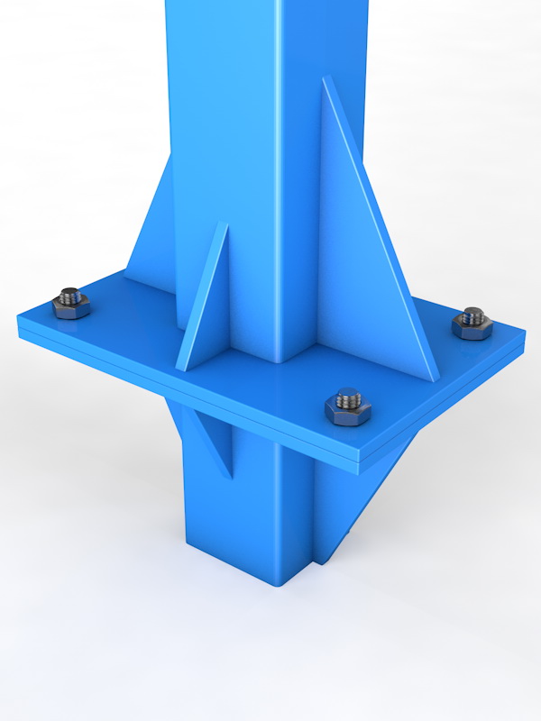 Стойка баскетбольная разборная со съемной закладной (01.108)