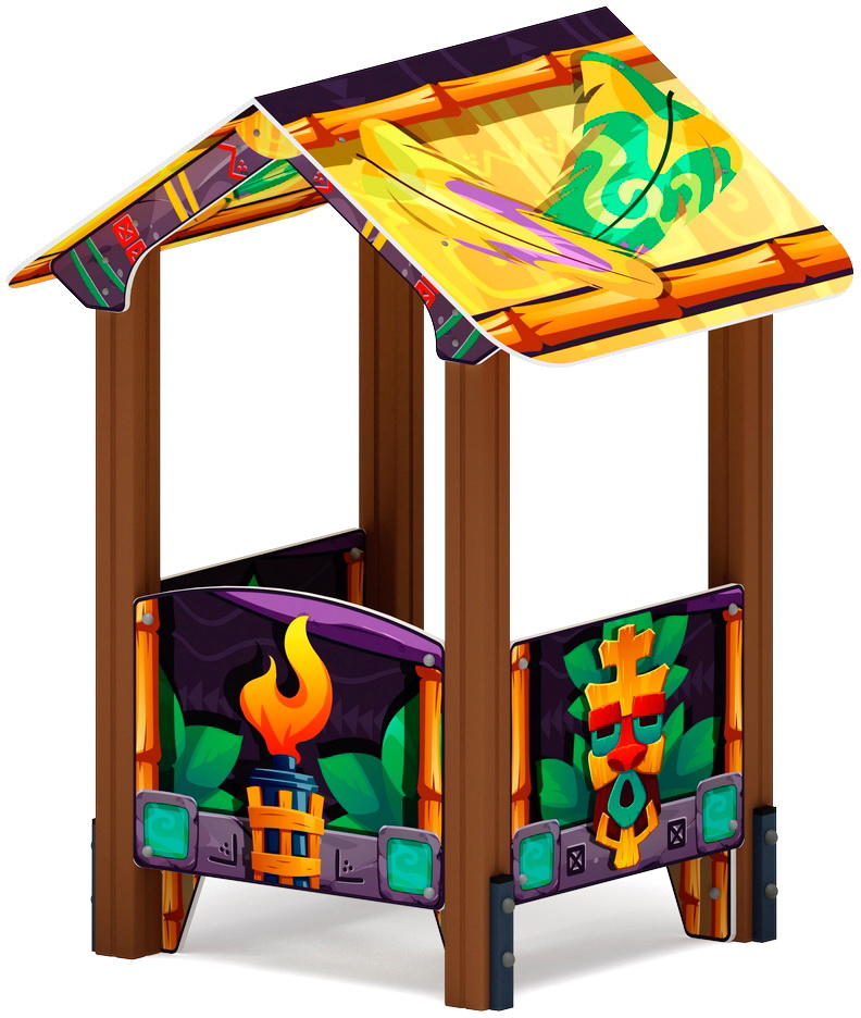 ДОМИК МАЛЫЙ 1 (Майя) для детской площадки МФ 10.01.01-03