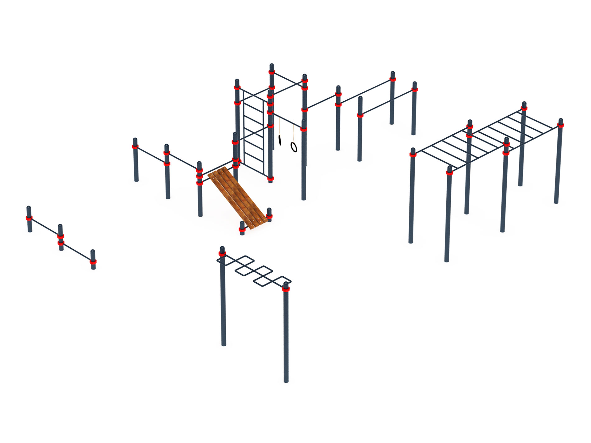 Уличный атлетический комплекс ВОРКАУТ 38 (89)