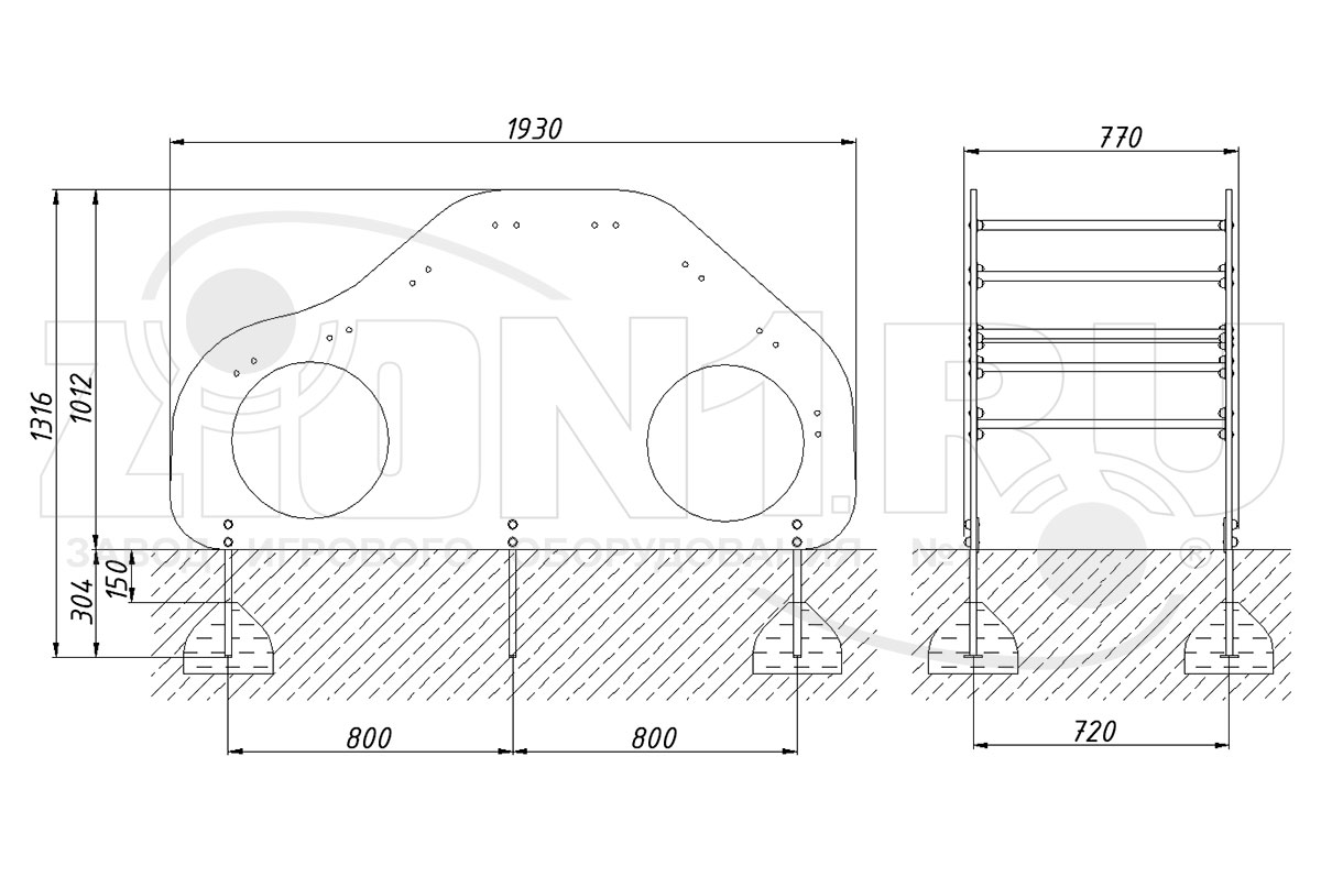 Лаз ZION Автомобиль (ЭЛ050)