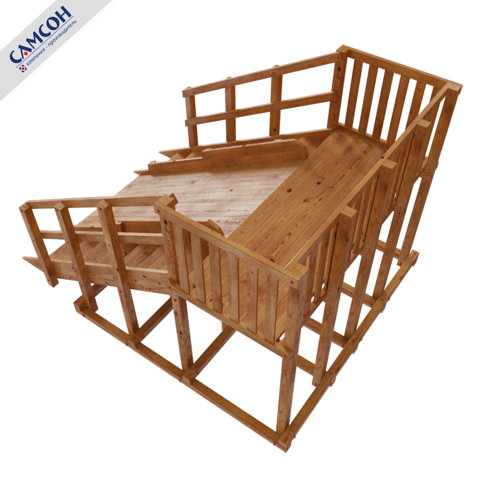 Детская зимняя горка ГРЕНЛАНДИЯ Самсон