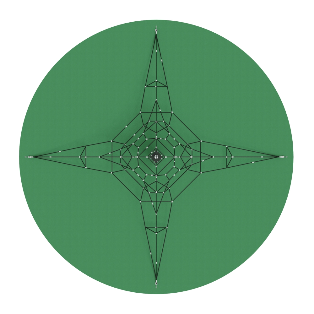 Лаз-сетка Пирамида (на резиновое покрытие) СК 2.05.03-РК