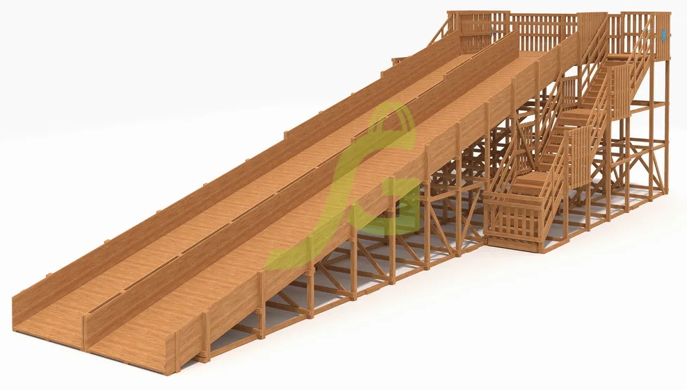 Зимняя горка IgraGrad Snow Fox, скат 18 м мод.1