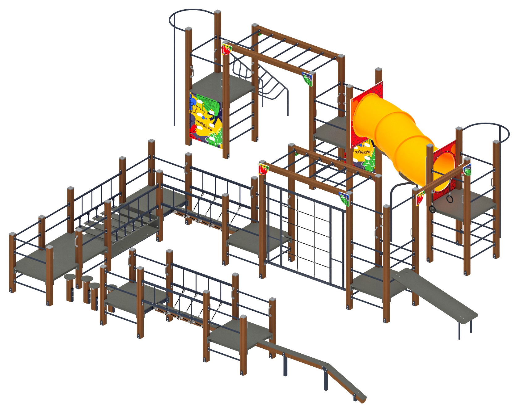 Детская площадка Спортивная серия СК 2.01.23-01.1