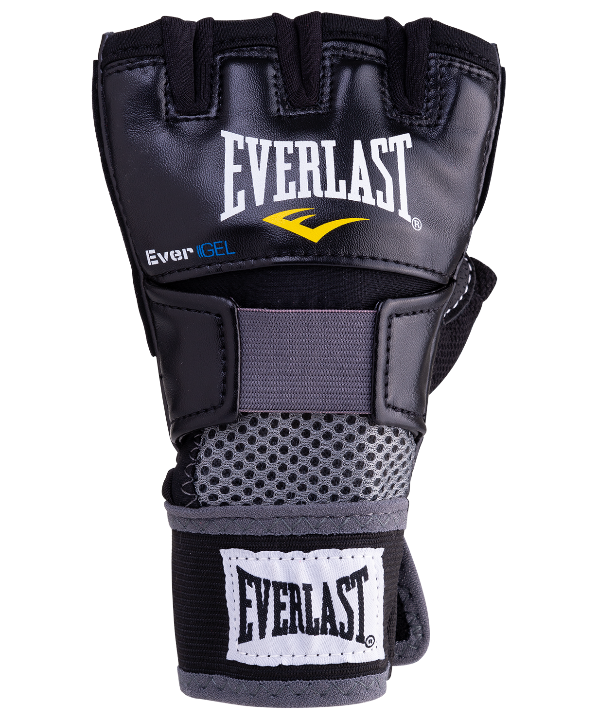 Перчатки снарядные Evergel Weight Lifting 4356BL, к/з, черные/черые