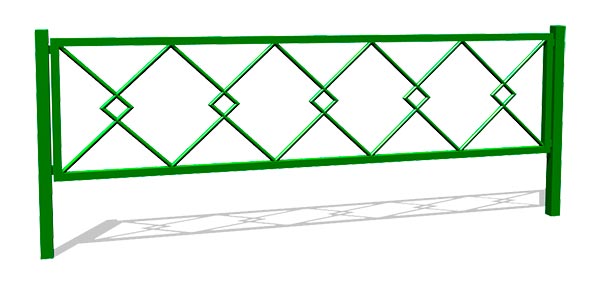 Газонное ограждение ZION ОГ-06 (ОГ049)