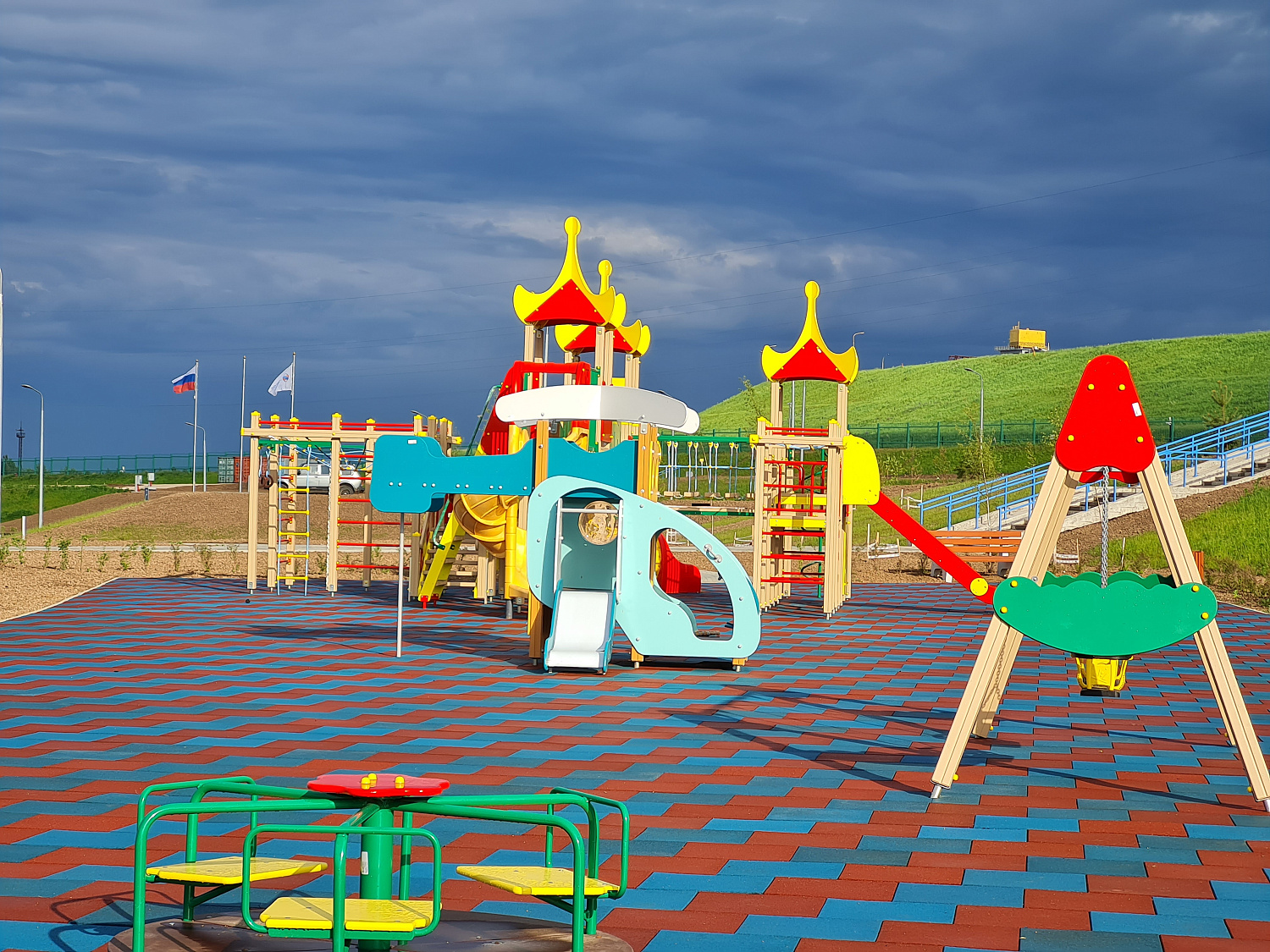 Сооружение детских игровых площадок
